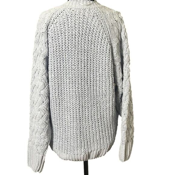 PHILOSOPHY LIGHT BLUE‎ FLUFFY SOFT KNIT SWEATER PULLOVER SIZE M - Picture 2 of 8